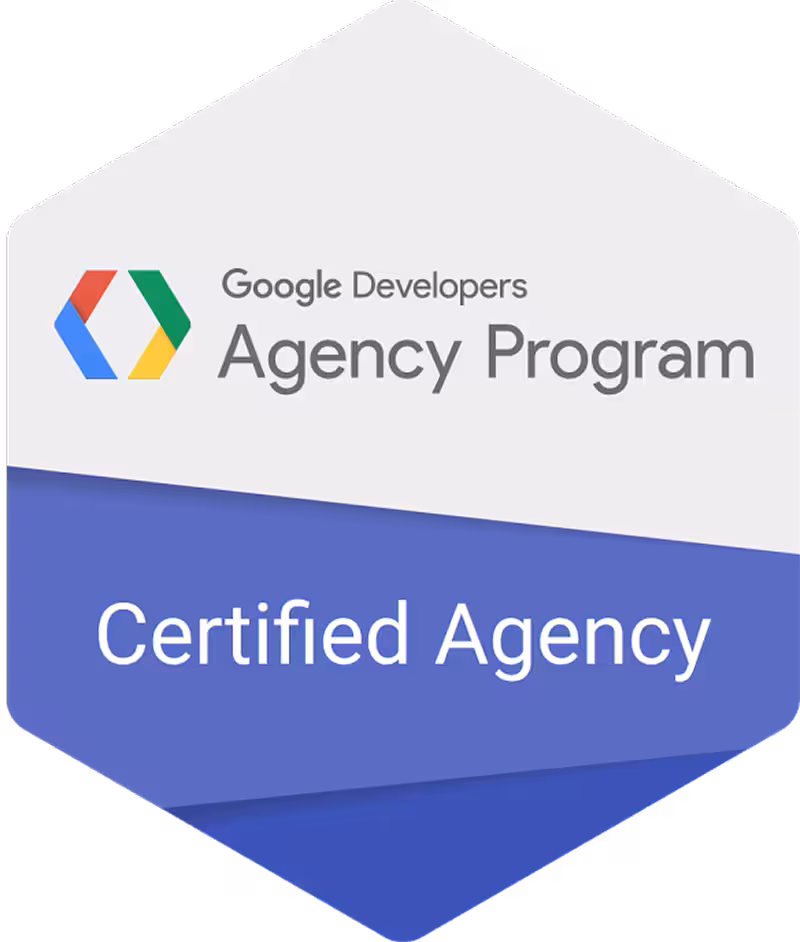 Google Developers — Agency Program Certified Agency